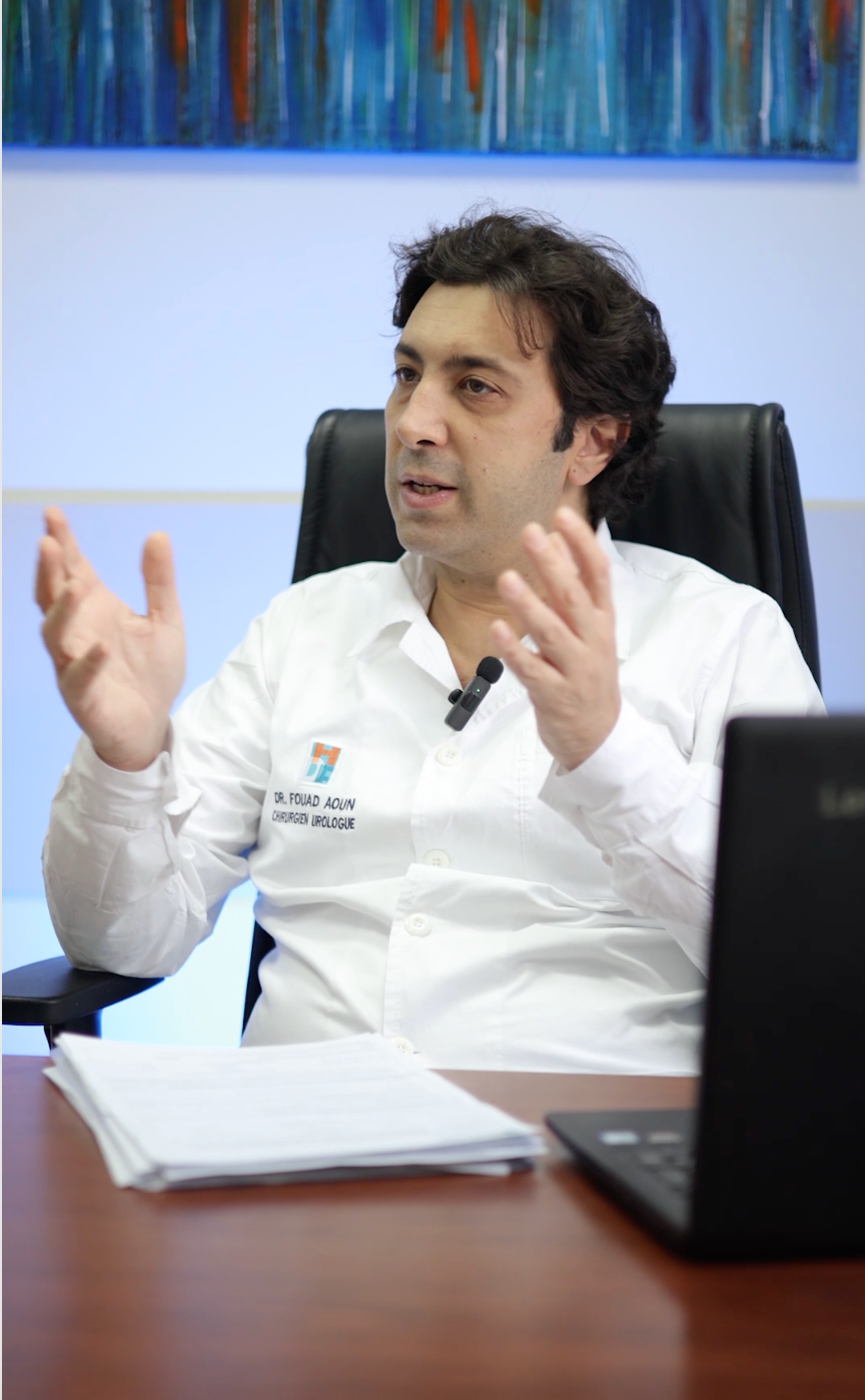 Dr. Fouad Aoun, urologist and men's health specialist consulting in Doha, Qatar